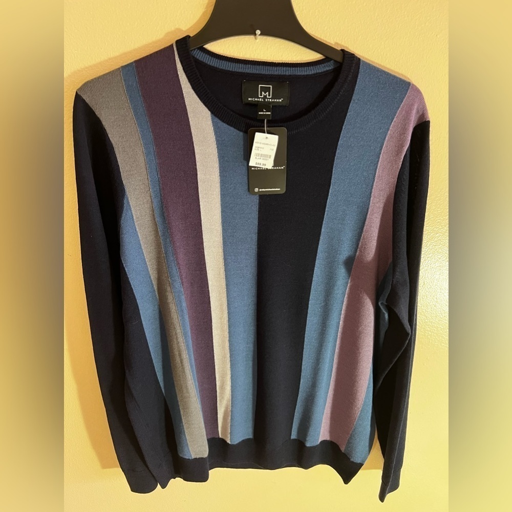 MSX by Michael Strahan Men's Purple Sweater Size XXL - Picture 8 of 16